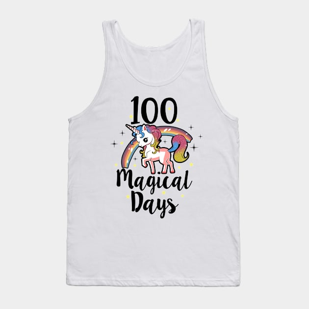 100 Days Of School Cute T-shirt Tank Top by KsuAnn